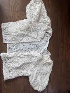 wcloset レースカーディガン　半袖のサムネイル