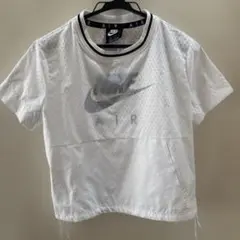 NIKE AIR クロップド丈 メッシュTシャツ ホワイト Lのサムネイル