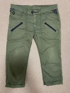 Lee オリーブグリーン　クロップドパンツ　メンズ　34