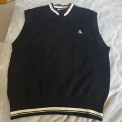 ルコックスポルティフ　GOLF COLLECTION Vネック ニットセーター