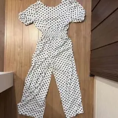 ZARA ドット柄 オールインワン 152cmのサムネイル