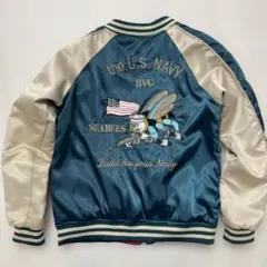 鏡花水月 リバーシブル スカジャン SEABEES 蜂×鶴 M 楽天市場】スカジャン リバーシブル 鶴 蜂 メンズ M-2XL レディース 和