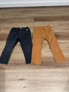 キッズパンツ 2枚セット 長ズボン 90cm ブランシェス dev!rock