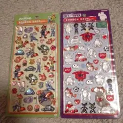 ボンボンドロップシール ズートピア ベイマックス 正規品 サンスター文具