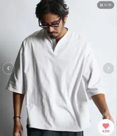 The DUFFER of ST.GEORGE ヘンリーネックTシャツのサムネイル
