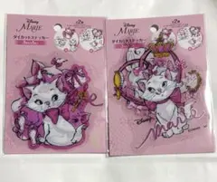 ディズニー ダイカットステッカー マリー おしゃれキャット 3枚×2種セット