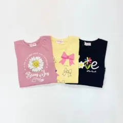 子供服 女の子 110cm 長袖 Tシャツ まとめ売り 新品 YFN8-1