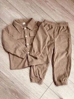 【100サイズ】コーデュロイ　セットアップのサムネイル