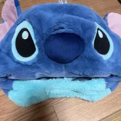 ディズニーストア スティッチ フード付きネックピロー 耳が動く ファン 