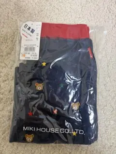 【新品未開封】MIKI HOUSE クマ刺繍 ハーフパンツ 110cm
