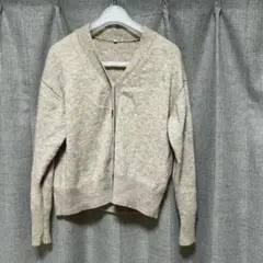 無印良品　ウール　ヤクカーディガン　レディースベージュ　XSーS