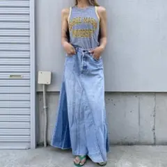 Needles ロングマキシスカート　リメイク　501再構築のサムネイル
