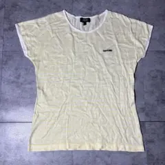 激レア企業系 YAMAHA ヤマハ ボーダー フレンチスリーブ Tシャツ L