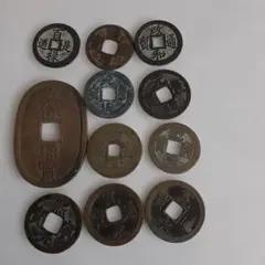 ひ*ん様 小判二分金雑銭古銭通宝など色々多種 桐箱おまけ 古銭穴銭雑銭銅貨銀貨 Yahoo!オークション - KMM79 古銭 一銭 1銭 青銅貨 桐 大正8 9 10 11 1