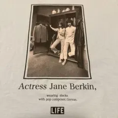 LIFE 公式ライセンス　Jane Birkin ジェーンバーキン　Tシャツのサムネイル