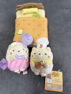 未使用品含む　すみっコぐらし　ねこ　てのりぬいぐるみ　ベッド　キーホルダー