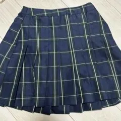 WEGO チェック柄プリーツスカート