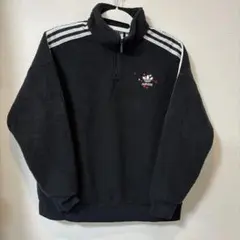 【✨美品✨】❤️adidas フリース ハーフジップ トップス