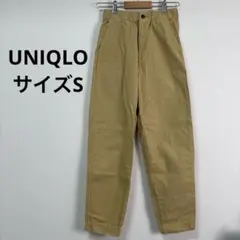 希少 UNIQLO U ユニクロユー ワイドフィットワークパンツ カーキ S