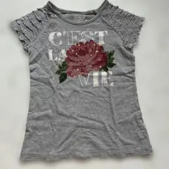 オシュコシュ　Tシャツ　バラ　グレー　120のサムネイル