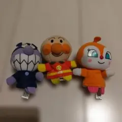 ☆ アンパンマン ふわふわゆび人形 3つセット