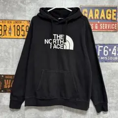 THE NORTH FACE ノースフェイス ロゴ プルオーバーパーカー L