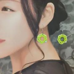 【M-052】水引のハンドメイドピアス　イヤリングなどへ変更できます