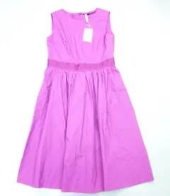 く*ら様 4192UNTITLED アンタイトル フレアノースリーブワンピース