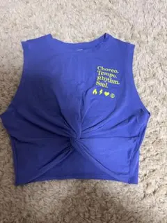 Zumba クロップド丈Tシャツ XS 紫