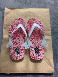 Vans 赤いロゴ ビーチサンダル20-21センチ