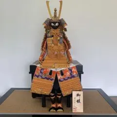 か*ぺ様 ①五月人形 平安 豊久作 馬藺後立物 本仕立五枚胴具足 鎧兜