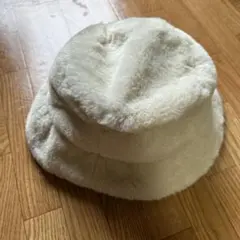 フェイクファー　バケットハット