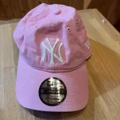 New Era 9TWENTY ピンクベースボールキャップ