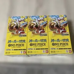 ワンピース カードゲーム OP-15 神の島の冒険　3BOX テープ有り