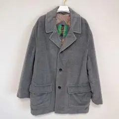 ステンカラーコート グレイ