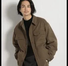 NIKO AND... チェック柄ブルゾンジャケット Mサイズ