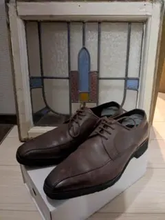 WORLD MARCH ブラウン ビジネスシューズ