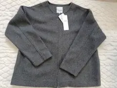 ダブルフェイスノーカラーコート(新品タグ付き)TechichiTERRACE