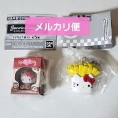 キティ　パッケージミニチュアコレクション　アメリカンデザインめじるしアクセサリー