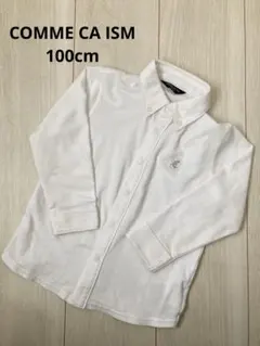 COMME CA ISM ポロシャツ 長袖　100A ホワイト　入園　卒園
