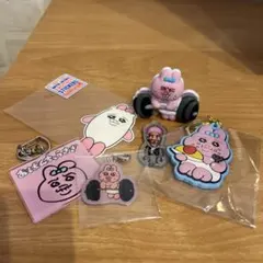 おぱんちゅうさぎうさぎキャラクターキーホルダー6個セット