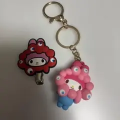ミャクミャクとマイメロ・クロミ コラボのキーホルダー 2個セット ミャクミャク サンリオ クロミマイメロディ キーホルダー - メルカリ