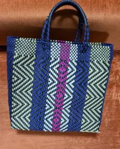 メキシコ製メルカドカゴバッグ(美品)