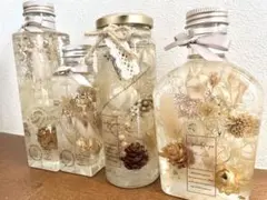 エレガント ホワイト系 ドライフラワー ハーバリウム