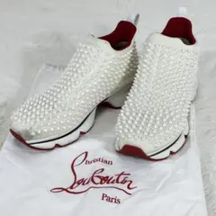 Christian Louboutin スタッズソックススニーカー 39のサムネイル
