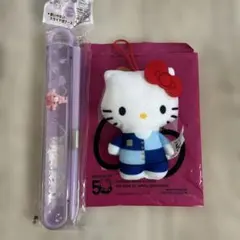 サンリオ ハローキティ マック ぬいぐるみ ぼんぼんりぼん箸ケース 2点セット
