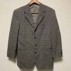 80s MONSIEUR GIVENCHY チェック テーラードジャケットのサムネイル