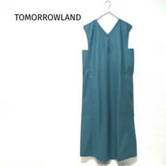 トゥモローランド ウールジャンパースカート Ｖネック ワンピース Sサイズ