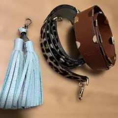 希少♡ケイトスペード　ショルダーストラップセット　レオパード　ドット