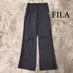 FILA フィラ スポーツウェア ロングパンツ トラックパンツ ブラック M〜Lのサムネイル